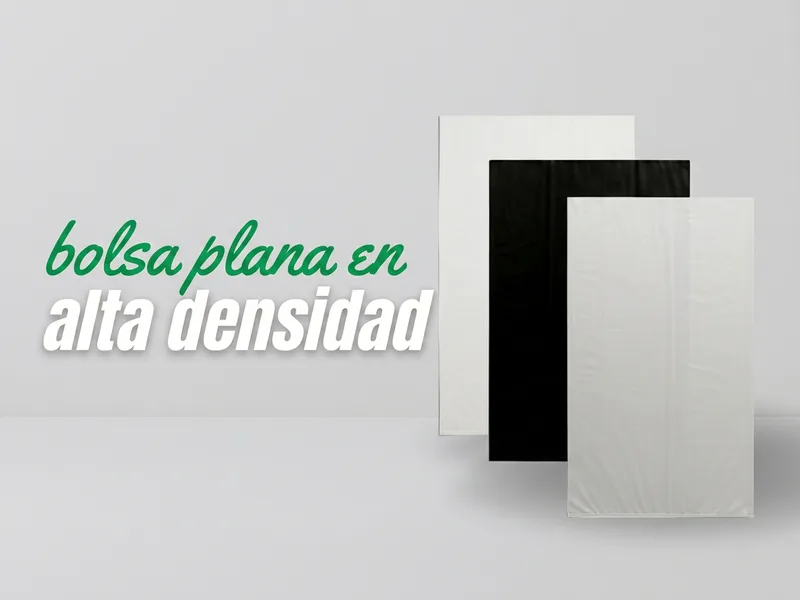 Bolsa plana baja densidad